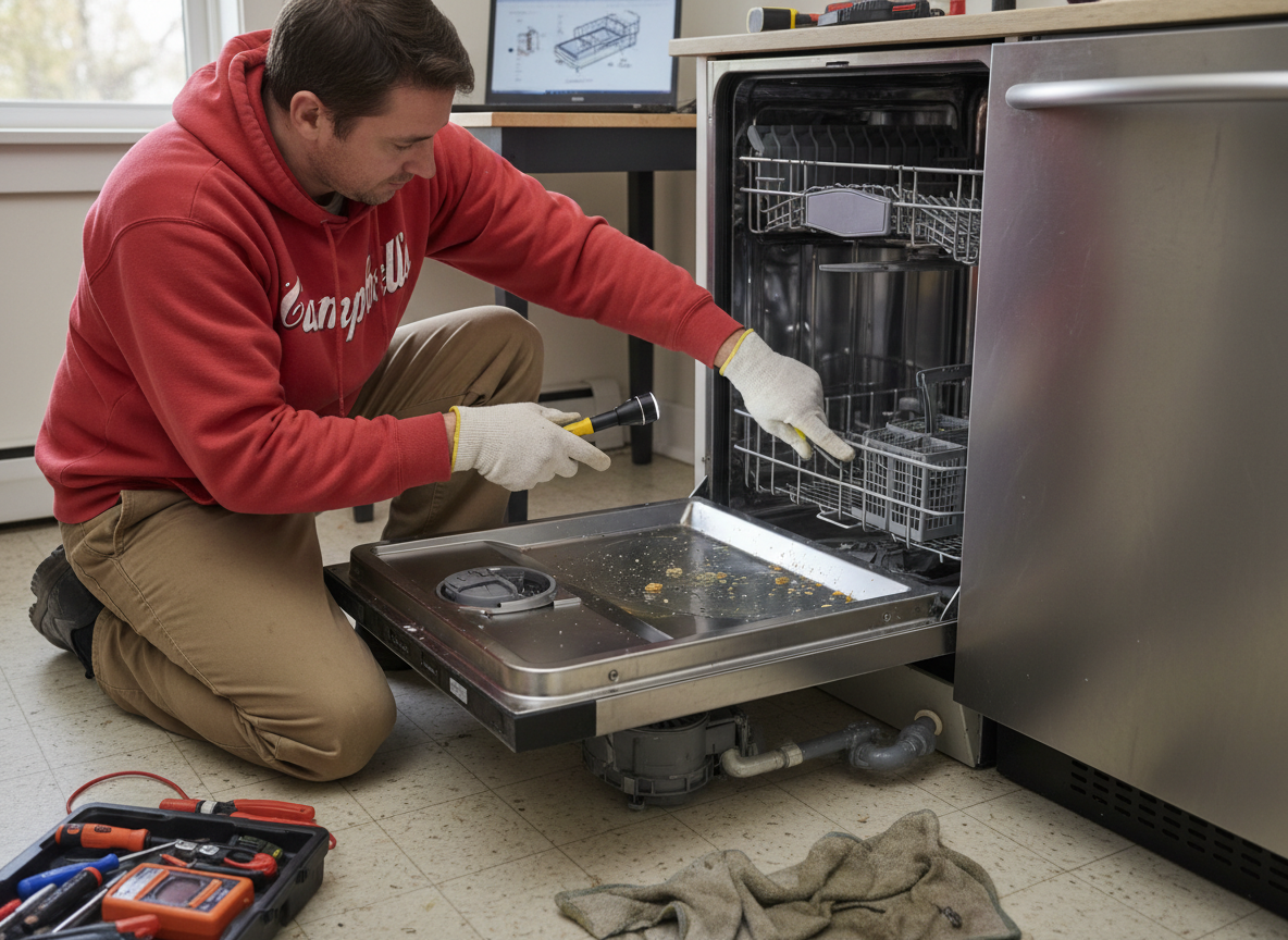 How To Diagnose A Dishwasher That Won't Drain